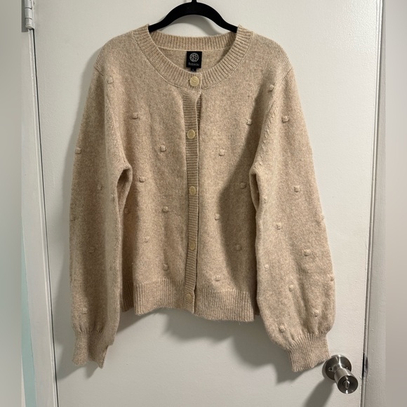 Bobeau Bobbi Jacquard Dot Cardigan - Picture 4 of 8